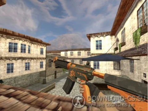 Модель HD M4A4 «Punishment Device» для CS 1.6