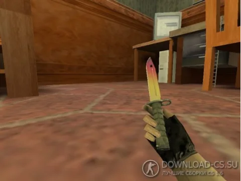 Модель ножа HD «Bayonet | Fade» для CS 1.6