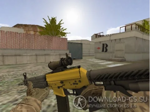 Модель SG 553 «Бульдозер» для CS 1.6