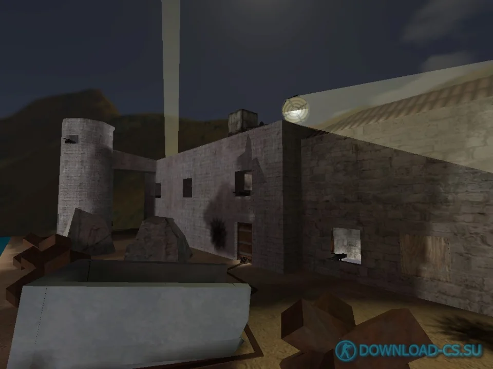 Карта cs_omahabeach для КС 1.6