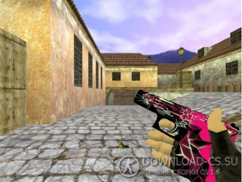Модель HD Glock «Neon Cyborg» для CS 1.6
