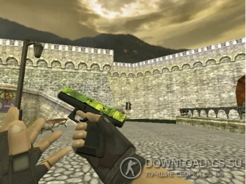 Модель HD Glock «Nuclear Garden» для CS 1.6