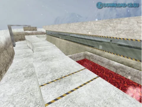 Карта deathrun_arctic для CS 1.6