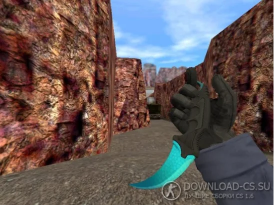 Модель ножа «Karambit | Fusion» для CS 1.6