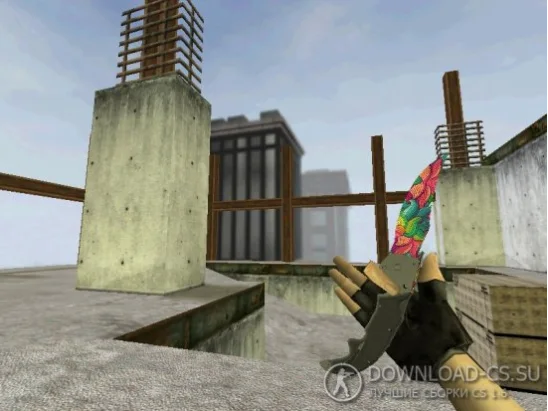 Модель ножа HD «Falchion | Nathlose» для CS 1.6