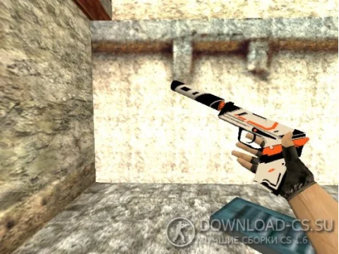 Модель HD USP «Asiimov» для CS 1.6