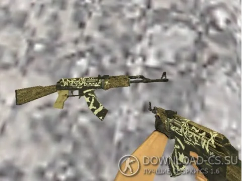 Модель AK-47 «Wasteland Rebel» для CS 1.6