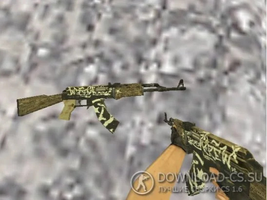 Модель AK-47 «Wasteland Rebel» для CS 1.6