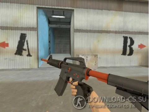 Модель HD M4A1-S «Нитро» для CS 1.6