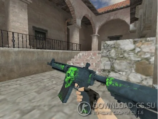 Модель HD M4A4 «Deskull» для CS 1.6