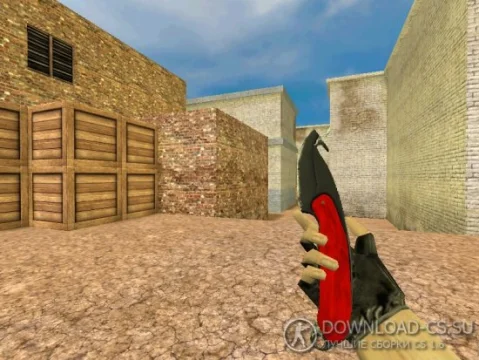 Модель ножа HD «Gut Knife | Nitro» для CS 1.6