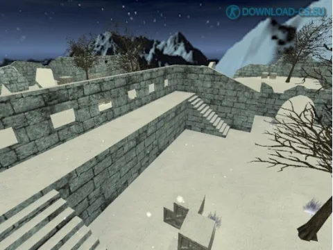 Карта awp_snowing для CS 1.6