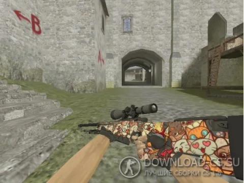 Модель HD AWP «PAW» для CS 1.6