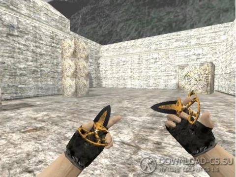 Модель ножа HD «Shadow Daggers | Reactor» для CS 1.6