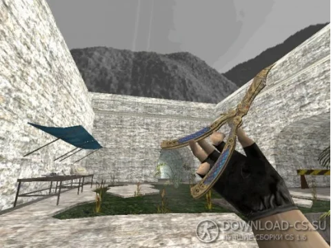 Модель ножа HD «Butterfly Knife | Dragonian» для CS 1.6