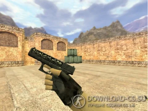 Модель HD Glock «Sacrifice: Patina» для CS 1.6