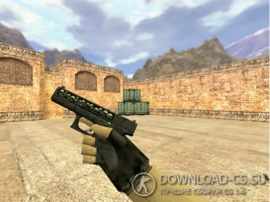 Модель HD Glock «Sacrifice: Patina» для CS 1.6