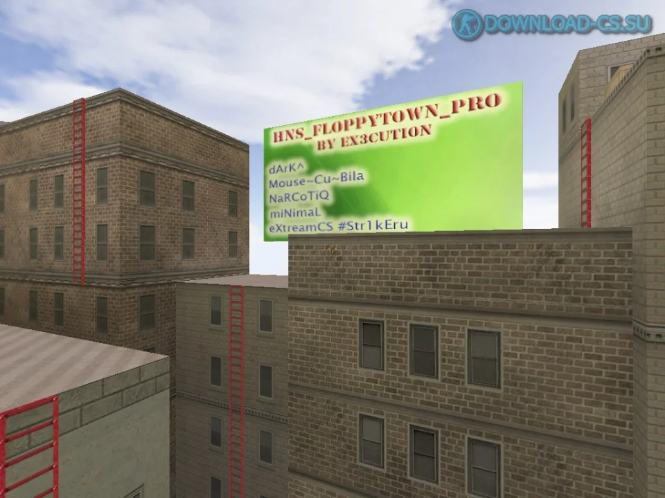 Карта hns_floppytown_pro для CS 1.6