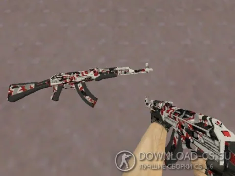Модель HD AK-47 «Modern Hunter» для CS 1.6