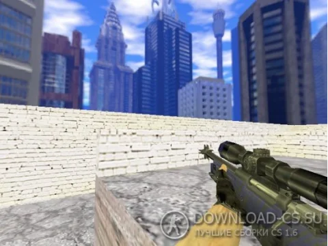 Модель AWP «Blue Tiger» для CS 1.6