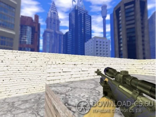 Модель AWP «Blue Tiger» для CS 1.6