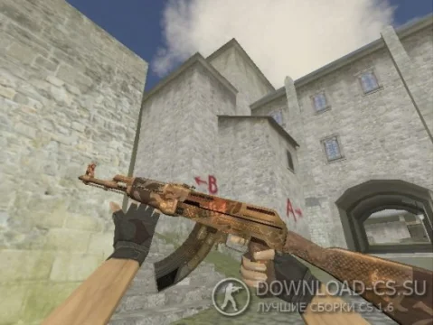 Модель HD AK-47 «Biker» для CS 1.6