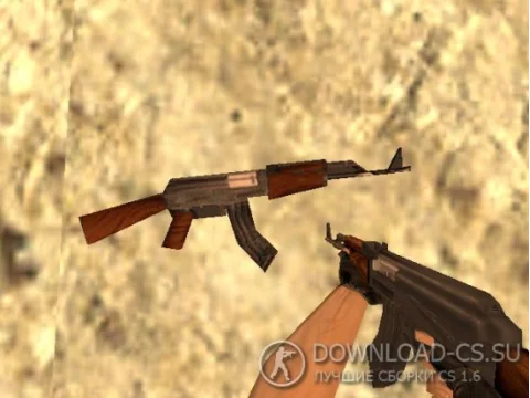 Модель AK-47 в HD качестве для CS 1.6