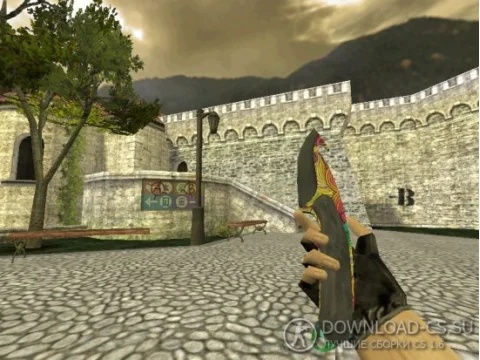 Модель ножа HD «Gut Knife | Nathlose» для CS 1.6