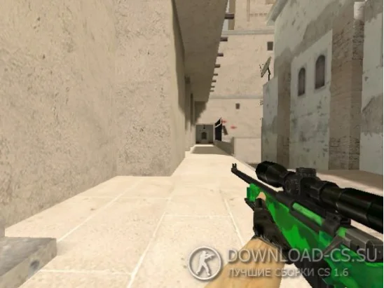 Модель AWP «Green Camo — Зеленый камуфляж» для CS 1.6