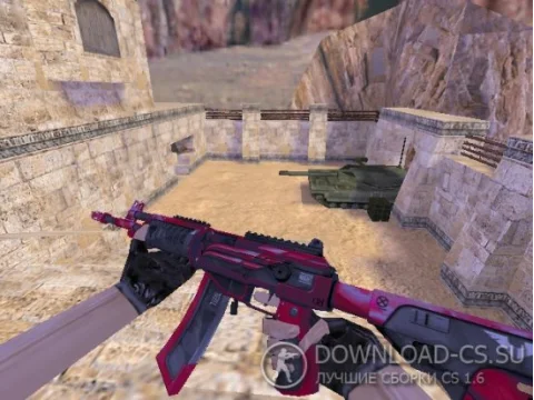 Модель HD Galil «Shield» с анимацией осмотра для CS 1.6