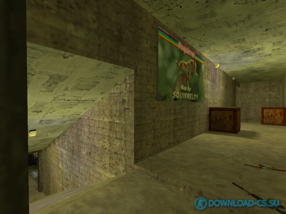 Карта 3d_aim_train_a для КС 1.6
