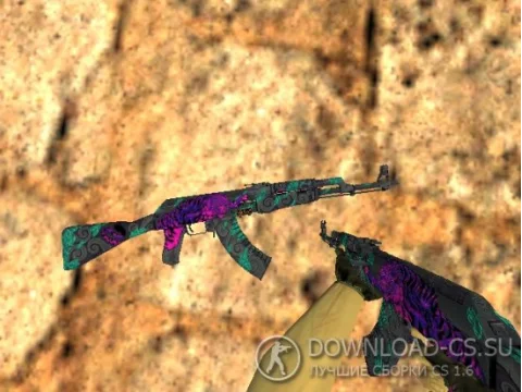 Модель AK-47 «Tigerstrike 2.0» для CS 1.6