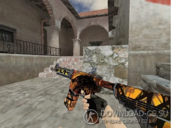 Модель HD M4A4 «Hound» для CS 1.6
