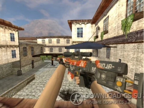 Модель SCAR-20 «Кровавый спорт» для CS 1.6