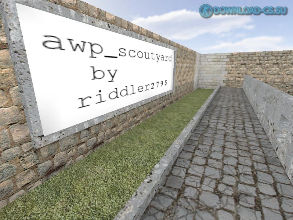 Карта awp_scoutyard_v2 для CS 1.6