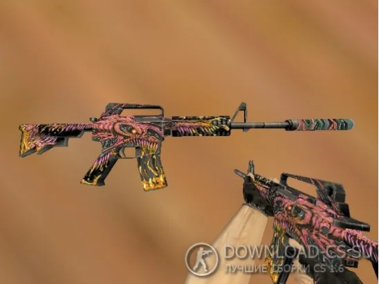 Модель M4A1 «Toxicator» для CS 1.6
