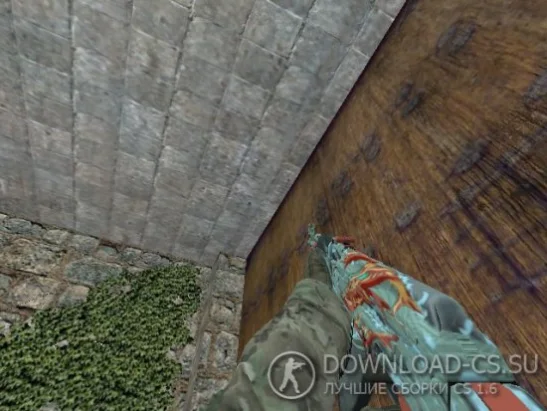 Модель AK-47 «Аквамариновая месть — Aquamarine Revenge» для CS 1.6
