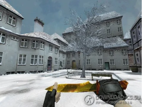Модель ножа cтандартная «Gold Dangerous» для CS 1.6