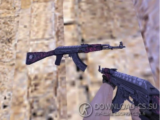 Модель HD AK-47 «Shallow Grave» для CS 1.6