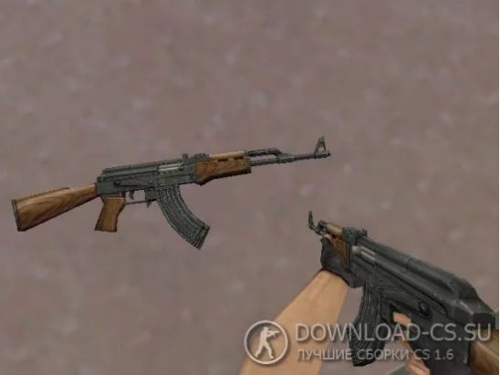 Модель AK-47 «Retexture» для CS 1.6