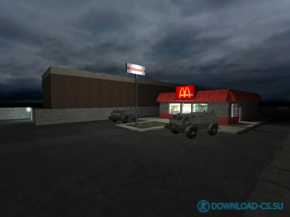 Карта de_mcdonalds_source для КС 1.6