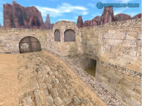 Карта awp_dust2_middle для CS 1.6