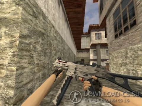 Модель HD UMP-45 «White Fang» для CS 1.6