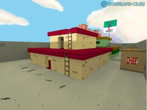 Карта gg_simpsons для CS 1.6