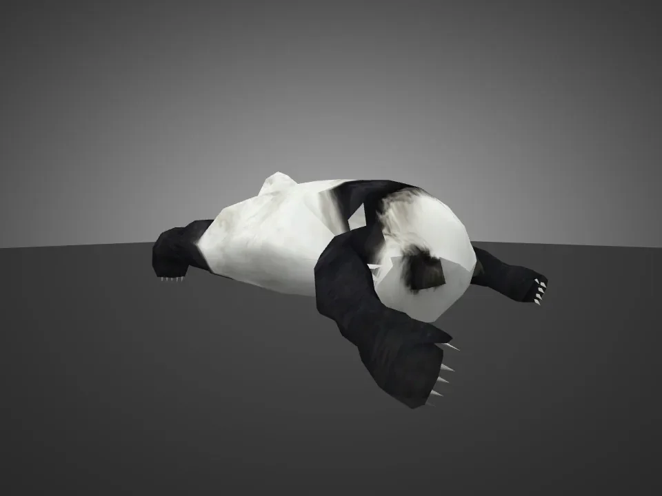 Sleeping Baby Panda