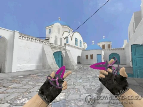 Модель ножа HD «Shadow Daggers | Pink DDpat» для CS 1.6