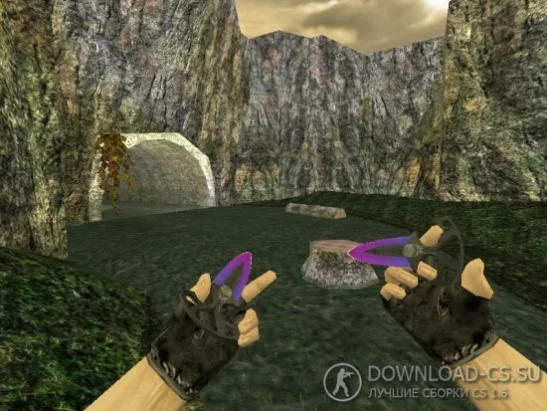 Модель ножа HD «Shadow Daggers | Combine» для CS 1.6
