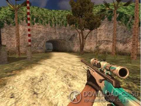 Модель AWP «Sticker Bomb Snow» для CS 1.6