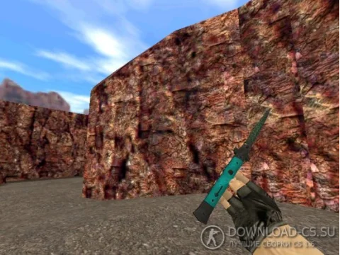 Модель ножа HD «Stiletto Knife | Polymer» для CS 1.6