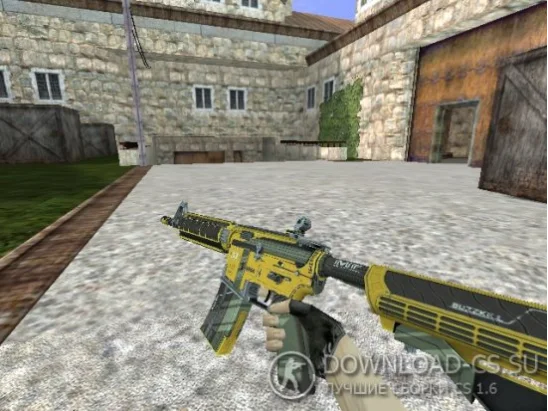 Модель HD M4A4 «Buzz Kill» для CS 1.6